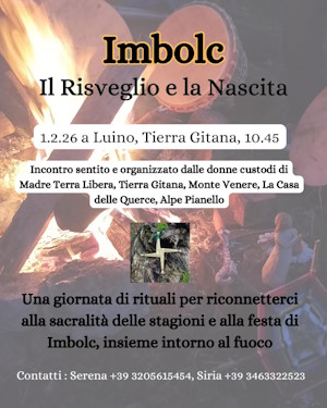 Imbolc 2026 a Tierra Gitana - locandina