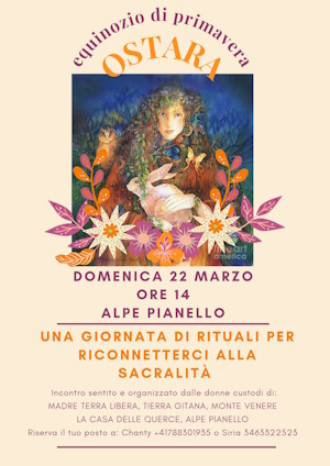 Ostara 2026 Alpe Pianello - locandina