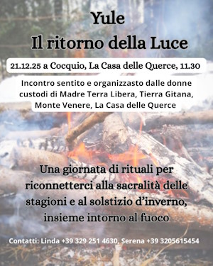 Yule 2025 alla Casa delle Querce - locandina
